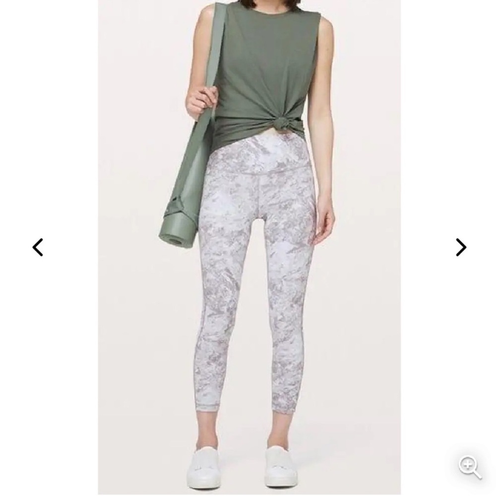 Lululemon Time to Sweat Crop 23” Eternal Wave